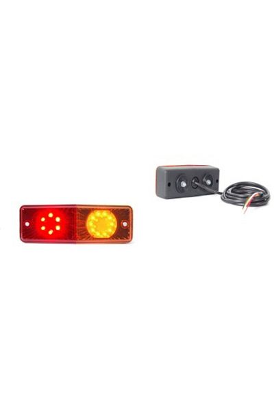 WAS Lampă spate multifuncțională cu LED 487 Wo72Ud 12V-24V Semnalizare / Stop / Poziție A fost