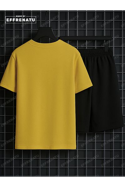 EFFRENATU hıla fashion Pantaloni scurți Tricou Costum RELAX PRINTED