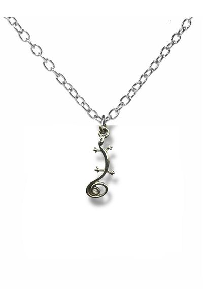 Herşey Nota Unisex Necklace with Snake Figure – 60 cm Chain, Wisdom and Transformation Themed Mystical Design