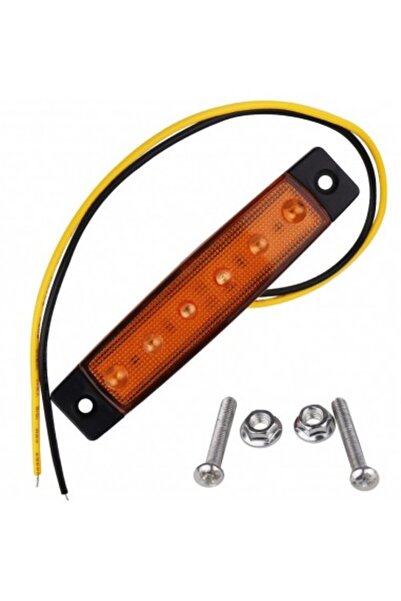 Xenon Bright Lumină de marker auto LED 12V Galben LG-6SMD-12V-GALBEN