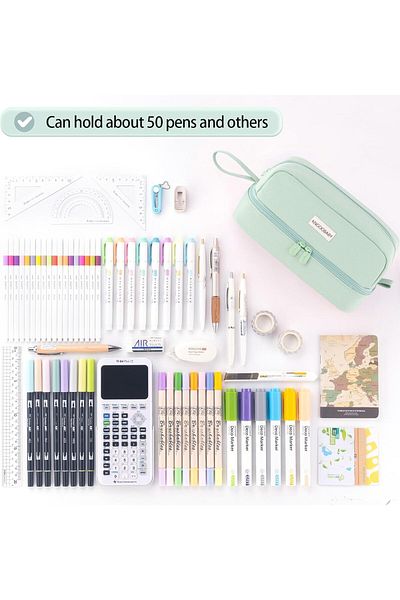 womistore Θήκη για στυλό Kavai Μολυβοθήκη πολλαπλών λειτουργιών πολλαπλών διαμερισμάτων