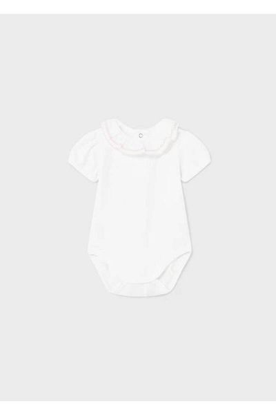 MAYORAL Baby Jumpsuit White Collar (0-1 Month, 55 cm)