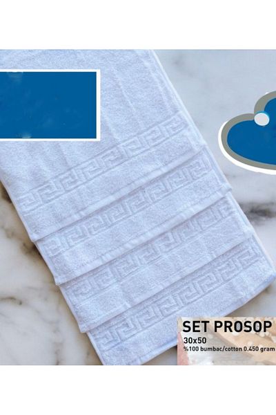 Star Fashion Set of 6 hotel towels, 100% cotton, Premium quality, 450g/sqm