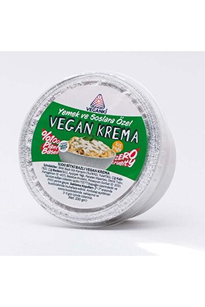 Veganki Bitkisel Vegan Krema 230gr