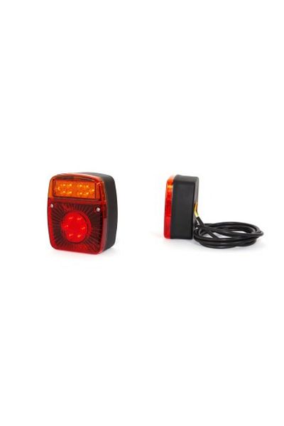 WAS Lampă spate multifuncțională LED 476 W18Ud 12V-24V Semnalizare / Stop / Poziție Fără ...