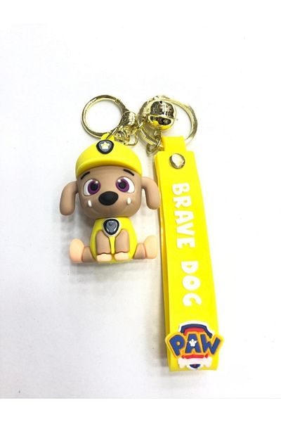 uğurlu dükkan 3D Rubble Paw Silicone Keychain