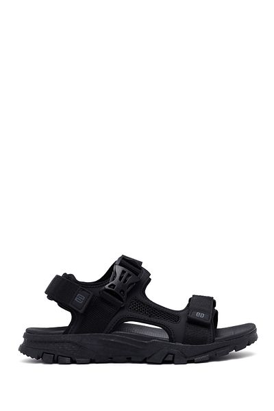 Derimod Men's Black Fabric Sandals 25Sfd696014