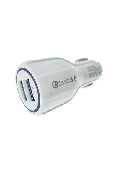 OEM Încărcător auto rapid Qualcomm QC 3.0, 2 x USB, 36W, 3.1A, alb