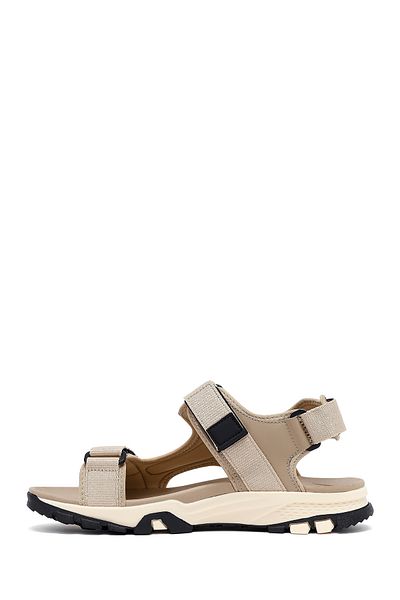 Derimod Men's Beige Fabric Sandals 25Sfd696014