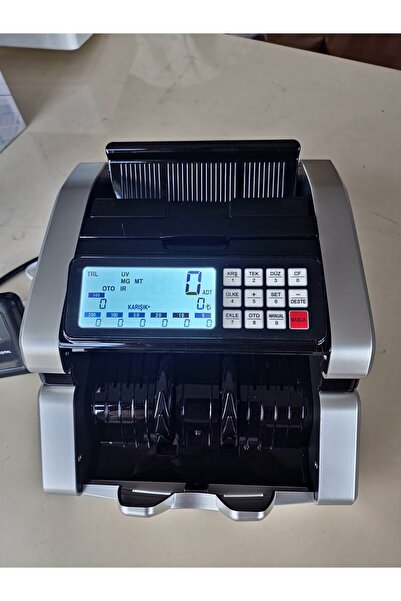 Demirtaş Tartı Demirtaş New Silver 2025 TL Euro Dolar Sterlin Karışık Para Sayma Makinesi 2 Yıl Garanti