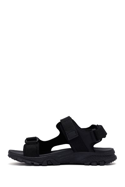 Derimod Men's Black Fabric Sandals 25Sfd696014