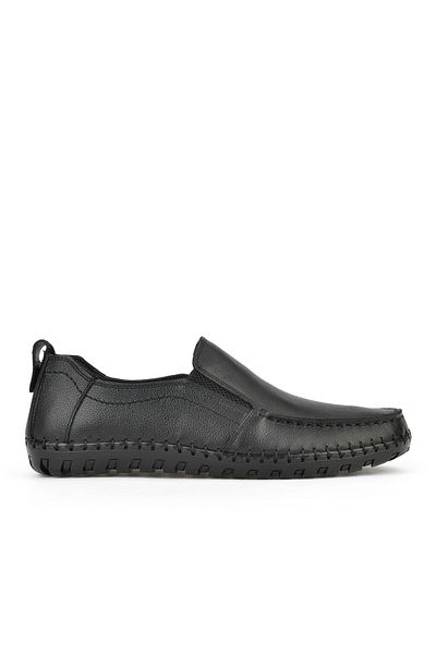 Ziya , Men's Genuine Leather Shoes 1511040Zy18231 Black
