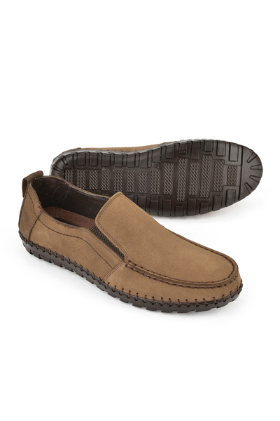 Ziya , Men's Genuine Leather Shoes 1511040Zy182312 Sand