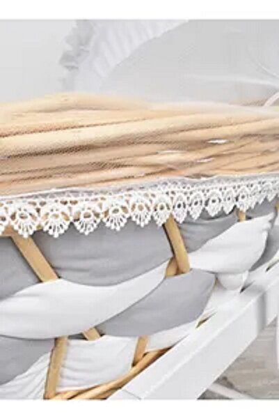 Fun Moment Rattan Moses Basket with Wheeled Base