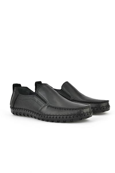 Ziya , Men's Genuine Leather Shoes 1511040Zy18231 Black