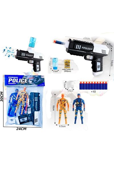Toybox Police Play Set With Blaster And Police Figures For Kids