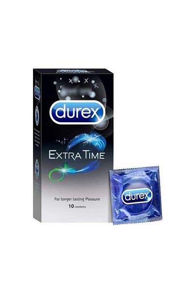 Durex Extra Time Condoms - 10 Count