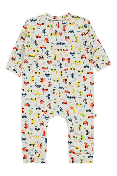 Civil Baby Baby Boy Jumpsuit Without Booties 3-18 Months Ecru