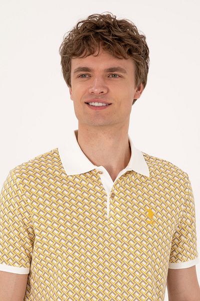 U.S. Polo Assn. Men's Regular Fit Light Khaki Polo Shirt 50311937-VR183