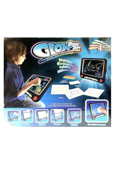 Toybox 3D Glow Drawing Board 3 in 1 LED Fluorescent Sketchpad