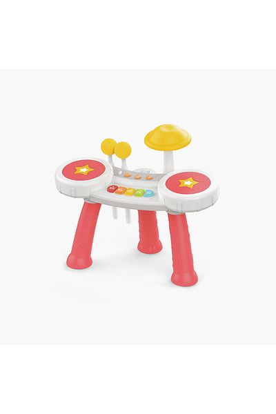 Toybox Musical Mini Drum, Kids Electric Drum Set, Baby Instruments, Jazz Drum for Kids, Funny Educational T