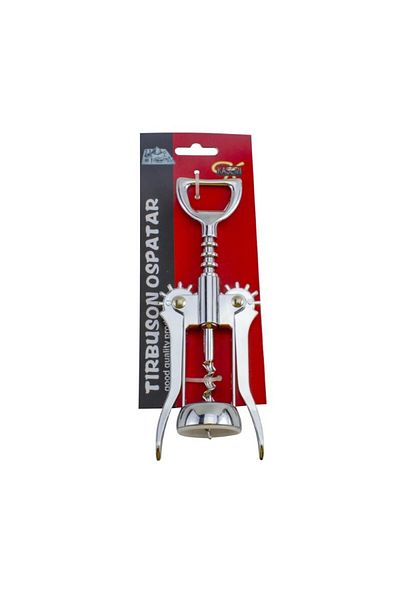AzHome 2-function bottle opener, For corks and caps, Stainless steel