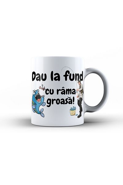 OEM Fisherman Mug with "I'm going to the bottom"