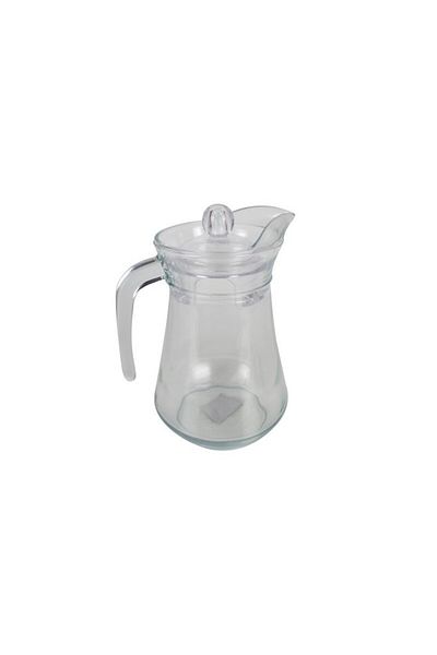 AzHome Carafe with handle and lid, Glass, 1.5L