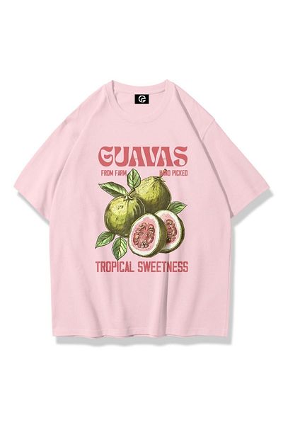Gofeel Harajuku Y2K Guavas Tshirt Pink