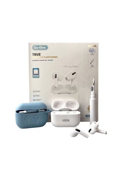 Go-Des True Wireless Earphones | High-Quality Stereo Sound, Noise Isolation, Touch Control & Siri Support