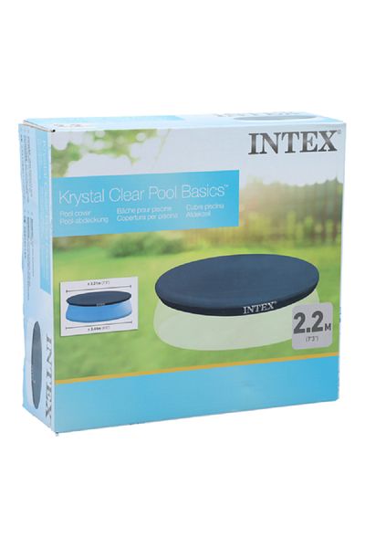 Intex Inflatable Pool Cover for Keep Dirt, Debris, and Insects Out Blue 2.2m