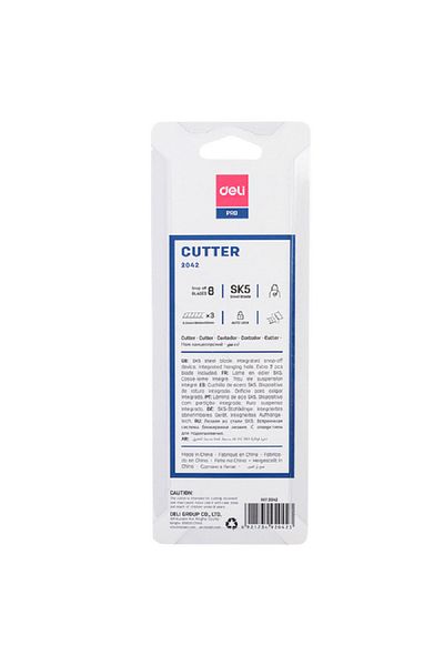 Deli Snap-Off Blades Utility Cutter Assorted Color