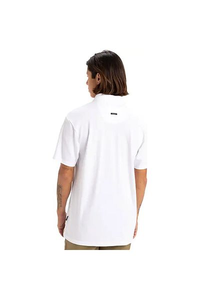Quiksilver Mw Pique Polo Ανδρικό λευκό μπλουζάκι πόλο Ανδρικό μπλουζάκι πόλο Eqykt04375