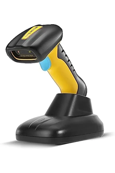 NETUM Upgraded QR Industrial Bluetooth Barcode Scanner with Charging Dock, Wireless 2D 1D Bar Code R