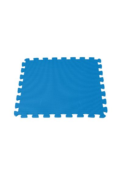 Intex Krystal Clear Pool Basics Interlocking Padded Floor Protector Blue