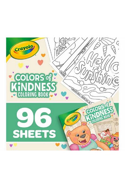 Crayola 96-Pages Colors of Kindness Coloring Book Multicolor