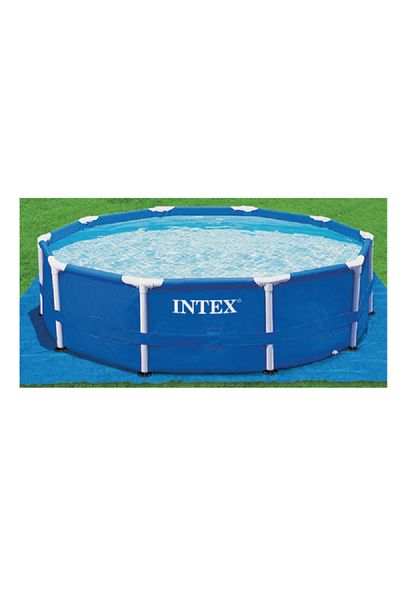 Intex قماش أرضي للمسبح أزرق 4.72 × 4.72 متر