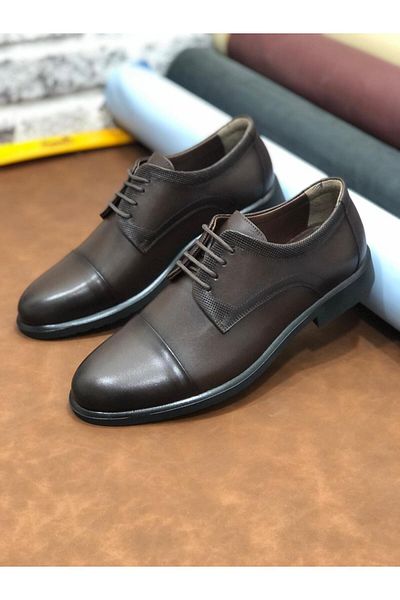 UMUT AYAKKABI Bay Clas Genuine Leather 4 Season Poly Sole Classic Men's Shoes