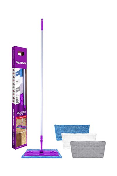 REJUVENATE All Purpose Reusable Durable Microfiber Mop Kit