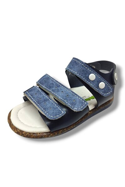 ŞİRİNGENÇ Şirinbebe 1717-20 3 Sandale cu bandă cu arici pentru băieţi, bleuma...