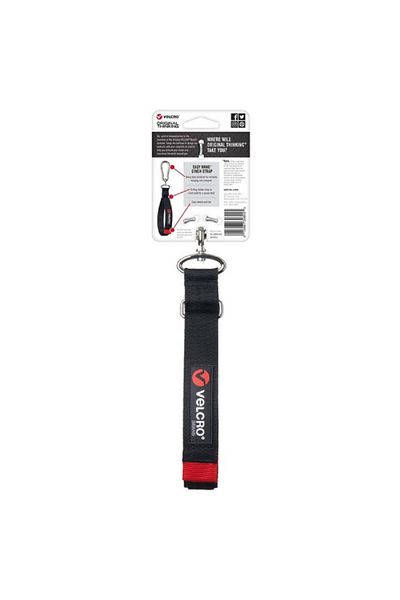 Velcro Medium Duty Easy Hang Cinch Strap Black 1-1/4 x 24inch