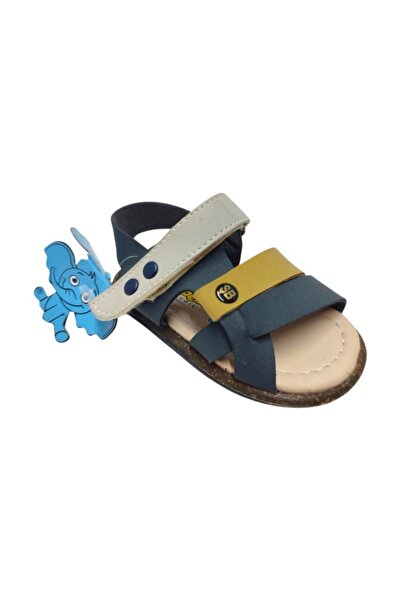 ŞİRİNGENÇ Şirinbebe 1695-20 صندل للأولاد ذو مشبك واحد تشريحيًا أزرق داكن ساري...