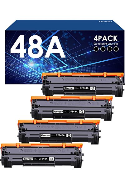 HP 44A/48A CF248A for Pro M15w M15a M16w M16a M28w M29w M29a M30w Printer (4 Black)