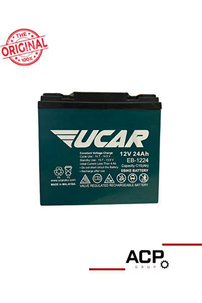 Uçar UÇAR AKÜ 12V 24Ah ELEKTRİKLİ BİSİKLET AKÜSÜ