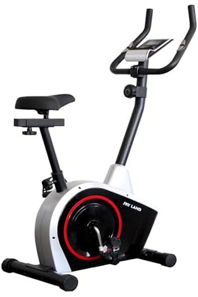 Skyland SKY LAND Upright Magnetic Exercise Bike | 8-Level Resistance | 5 Kg 2-Way Flywheel | LED Display & P