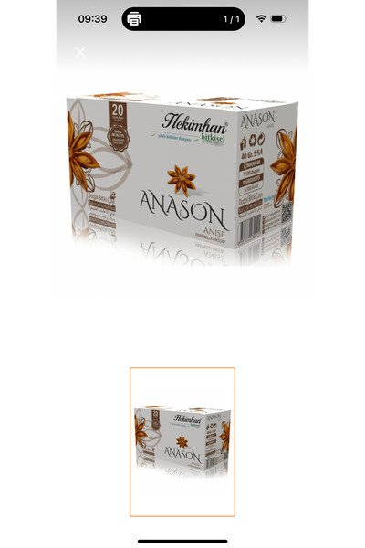 Hekimhan شاي اليانسون 20 لي