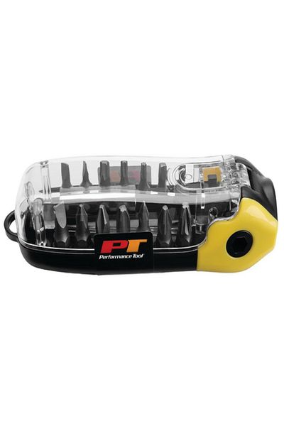 Performance Tool 18-Piece Bit Driver Set with Magnetic Bit Holder