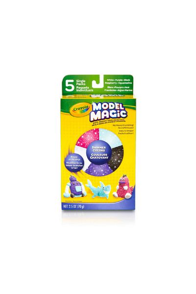 Crayola 5-Piece Model Magic Shimmer Clay Set Assorted Color