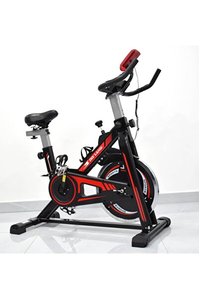 SKY LAND Stationary Spin Bike EM-1561, 10KG Flywheel, Adjustable Resistance, LCD Display, Bottle