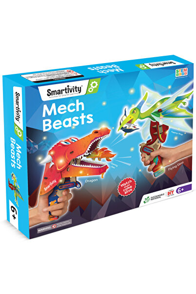 Smartivity وحوش ميكانيكية | من ٦ إلى ١٤ عامًا | لعبة بناء STEM اصنعها بنفسك